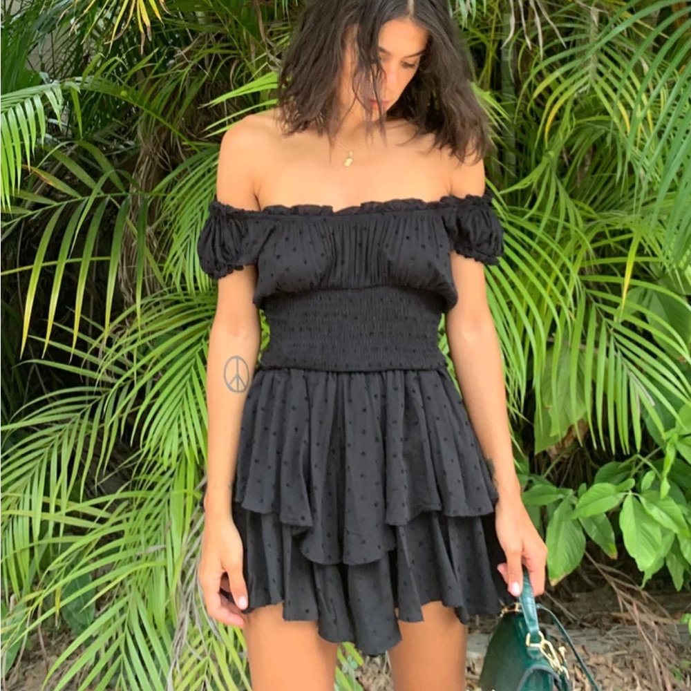 Princess Polly The Love Galore Romper Black